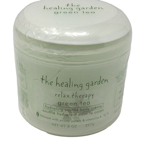 THE HEALING GARDEN Relax Therapy 8oz Green Tea Hydrating Souffle Body Cream - Picture 1 of 6